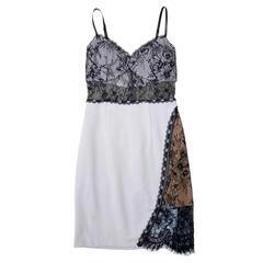  ROBE de FLEURS Glossy ローブドフルールグロッシー レース切替×キャミタイトミニキャバドレスの画像