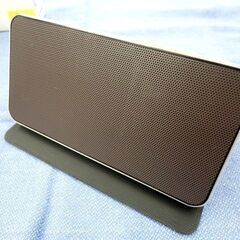 エレコム コンパクト ワイヤレススピーカー Bluetooth対応 フラップケース付き LBT-SPTR02 ブラウン ポータブルスピーカー 西岡店の画像