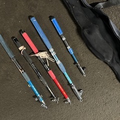 釣竿セット　ケースもつけます！！の画像