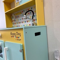 木製わくわくIHキッチン　子供用クッキングトイの画像