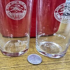 レトロ　キリンビール　グラス　2個セットの画像