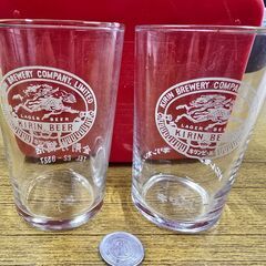 レトロ　キリンビール　グラス　2個セット