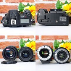 【全国送料無料】 Nikon D7100✨元箱付き✨ ハイアマチュア機 超望遠 ダブルレンズセット ズームセット✨ 届いたらすぐに使えます✨ ニコンの画像