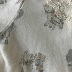 バースデイ　コトリ　Cottoli ロンパース　80 長袖　アニマル柄の画像