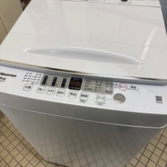 2024年　ハイセンス  洗濯機　5.5kg 説明書付き　③
