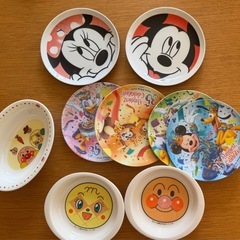 【取引先決定】ディズニー　アンパンマン　食器の画像