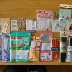 園児、低学年用　ポケモンナフキン、鉛筆、軍手など、おまけ手芸用品の画像