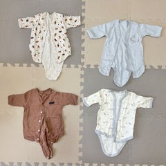 ほぼ新品【男児60サイズ】 ロンパース4着