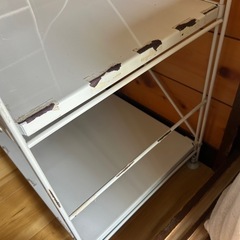 無印　スチールハンガーラックの画像