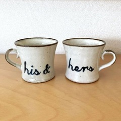 【新品未使用】ペアマグカップ☕️