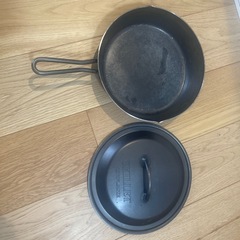 ユニフレーム スキレット10インチ　蓋付き