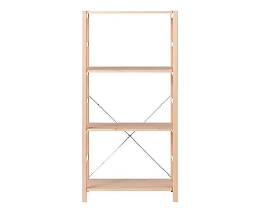 無印良品 パイン材ユニットシェルフ 中 幅58×奥行26×高さ120cm
