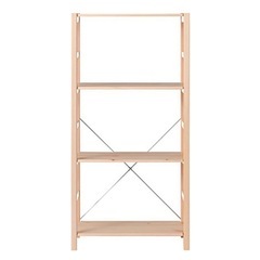 無印良品 パイン材ユニットシェルフ 中 幅58×奥行26×高さ1...