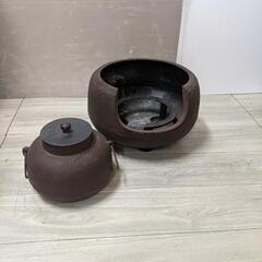 茶道具 茶釜 風炉釜  アンティークセット