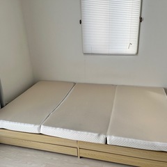 お譲り先決定済み【ダブルベッド用】マットレスの画像