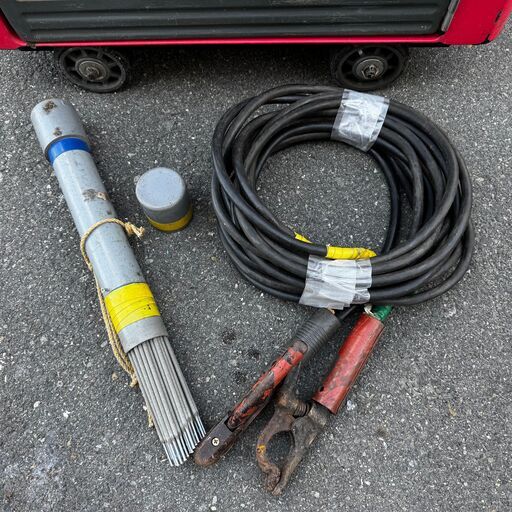 ◎K375 新ダイワ EGW151MS 防音型 エンジン発電機 兼用 溶接機