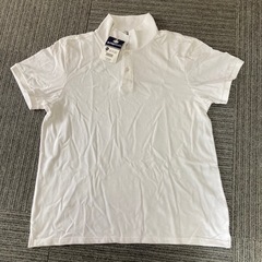 【新品・タグ付き】半袖ポロシャツ　3L 　ホワイト　人気の画像