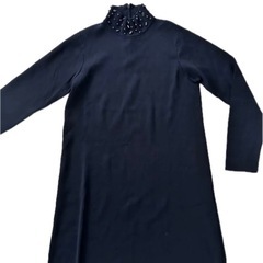 【ZARA】ビジューワンピース Lサイズの画像