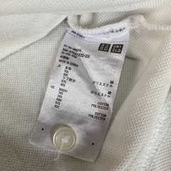 UNIQLO ★ 半袖ポロシャツ　XXL  　ホワイト　人気の画像