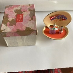 ミニ雛人形　箱付きの画像