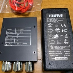 Bluetooth対応　オーディオアンプ　ミニパワーアンプ50W ZK-502MTの画像