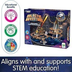 【新品・未使用品】The Learning Journey International Techno Trax ギャラクティックアドベンチャー アクションパック ジェットコースター 組み立てキット STEMギフト 対象年齢8歳以上 300枚以上「管理No2」の画像