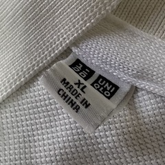 UNIQLO ★ 半袖ポロシャツ　XL 　ホワイト　人気の画像