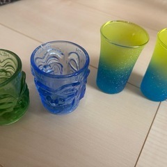 おちょこ　　グラス　コップ　　4点