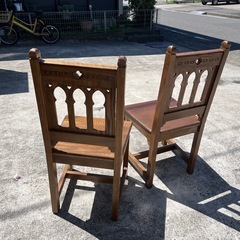 【Andy Thornton】 イギリスヴィンテージ家具ブランド　椅子　チェア　イギリス　ヴィンテージ　家具　デザイナーズ　　ブランド家具　おしゃれ【2脚あり】の画像