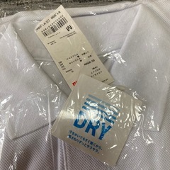 【新品・タグ付き】UNIQLO ★ DRY ポロシャツ  M  ホワイト 人気　②の画像