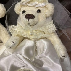 ウェディングベア＆リングピローの画像