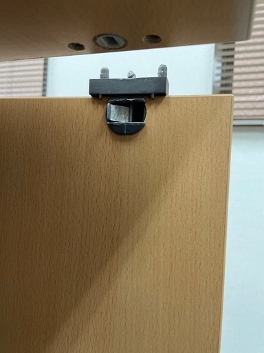 イタリア製　fantoni ufficio オフィス　L字デスク 袖机2個 セット 160cm 木製 高級家具
