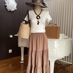 Merong Shop Freeサイズ　マキシスカートの画像