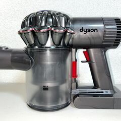 ダイソン 掃除機 V6 本体 16分稼働 DC61 除菌 清掃済み Dyson 【 バッテリー ダストカップ フィルター セット 】mの画像