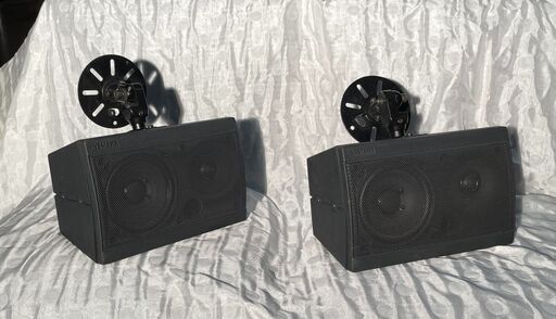 Yamaha S15 ヤマハ 小型 スピーカー ペア 2本 セット 天吊り金具