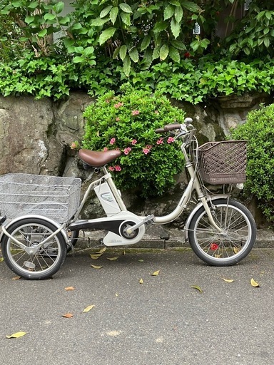 自転車店からの出品/パナソニック電動3輪自転車/程度の良い中古