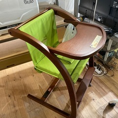 値下げしました！【ハイチェア】【ロッキングチェア】クリーニング済み【管理番号12404】町の画像