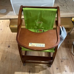 値下げしました！【ハイチェア】【ロッキングチェア】クリーニング済み【管理番号12404】町の画像
