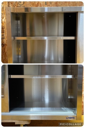 C(7199) マルゼン ステンレス 吊り戸棚 業務用 W1200D300H600 戸棚