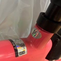 RIPSTOP 子供用自転車 ピンク 16インチの画像