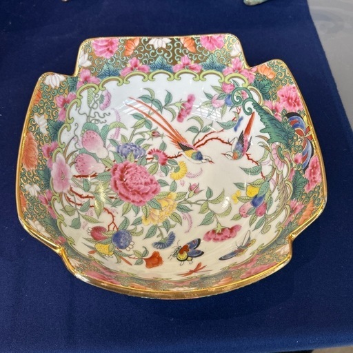 チャイニーズ　ボウル　花びら型