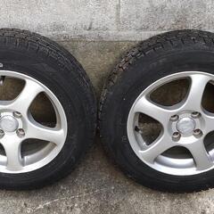 4本 165/70R14x２本 175/70R14x２本 アルミホイール PCD/100mmの画像