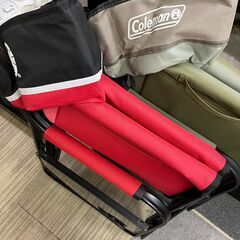コールマンサイドテーブル付きデッキチェア2脚セット (39