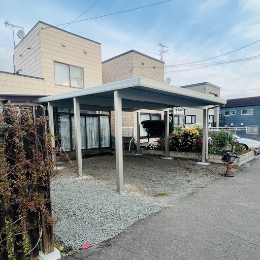 YKK  2台用カーポート 使用期間3年！