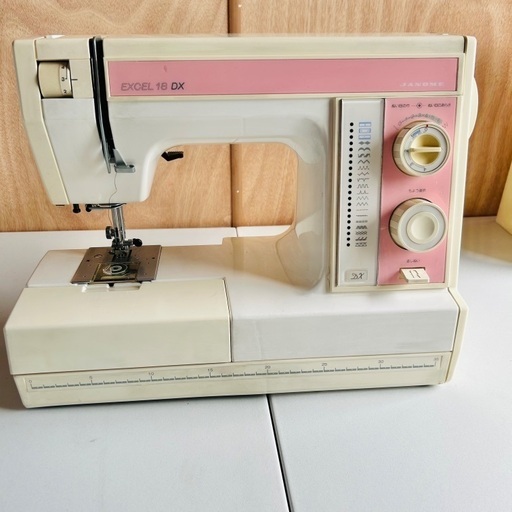 レトロJANOME ジャノメ ミシンEXCEL18DX MODEL640 裁縫 ハンド