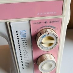 レトロ　JANOME ジャノメ ミシン　EXCEL18DX MODEL640 裁縫 ハンドクラフト 手芸 手工芸　ジャンク扱い品　通電確認済みの画像