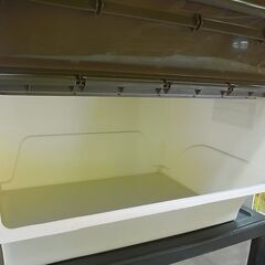 セール中につき、通常特価1,408円より30％引の985円!　サンカ　収納ボックス　フタ付き　前開き　ワイド　Frog FR-W30　ブラウン　押し入れ収納　収納ケースの画像