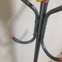 子供　ハンガー掛け　　ピンクの画像