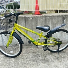 メテオストリーム 子供自転車 22インチ 中古 自転車 6段変速 の画像