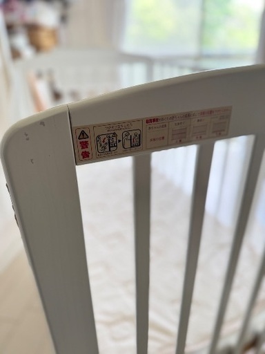 ベビーベッド ハイタイプ 床板すのこ タチベッド(1台)【カトージ